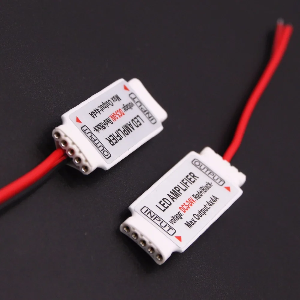 DC 5 24V Мини светодиодный Усилитель RGBW 4A X 4 канала ультра тонкий Портативный