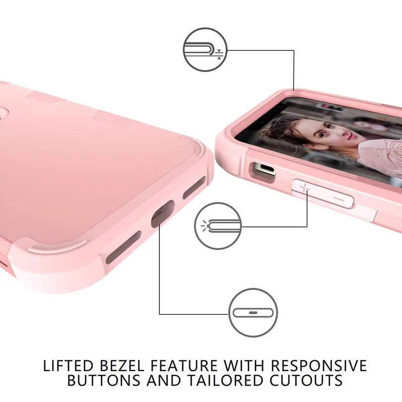 Сверхмощный ударопрочный чехол для IPhone 11 Pro Max X XS XR 8 7 6 6S Plus TPU+ PC Гибридный чехол для телефона IPX03