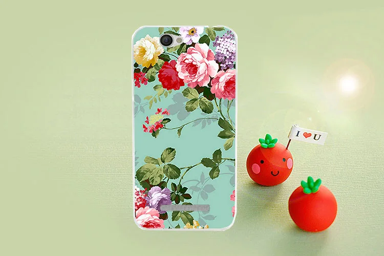 High Quality 10 Patterns Painting Colored Flowers Fruit Soft Tpu Case Cover For Wileyfox Spark / Spark+ 5.0 Inch Cases Sheer Bag | Мобильные