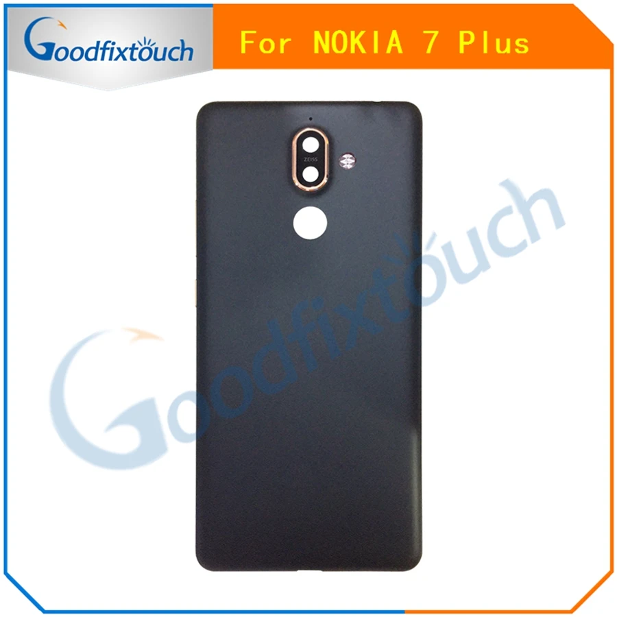 6 0 дюйма для Nokia 7 Plus P Корпус задняя крышка батареи запасные части черный|Корпусы и