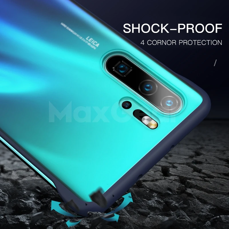 Чехол-Бампер для huawei P20 P30 Pro Lite, прозрачный гибридный чехол с кристаллами для Honor mate 10 20 Pro Nova 3 3i 4 5 5i, чехол-рамка с кольцом