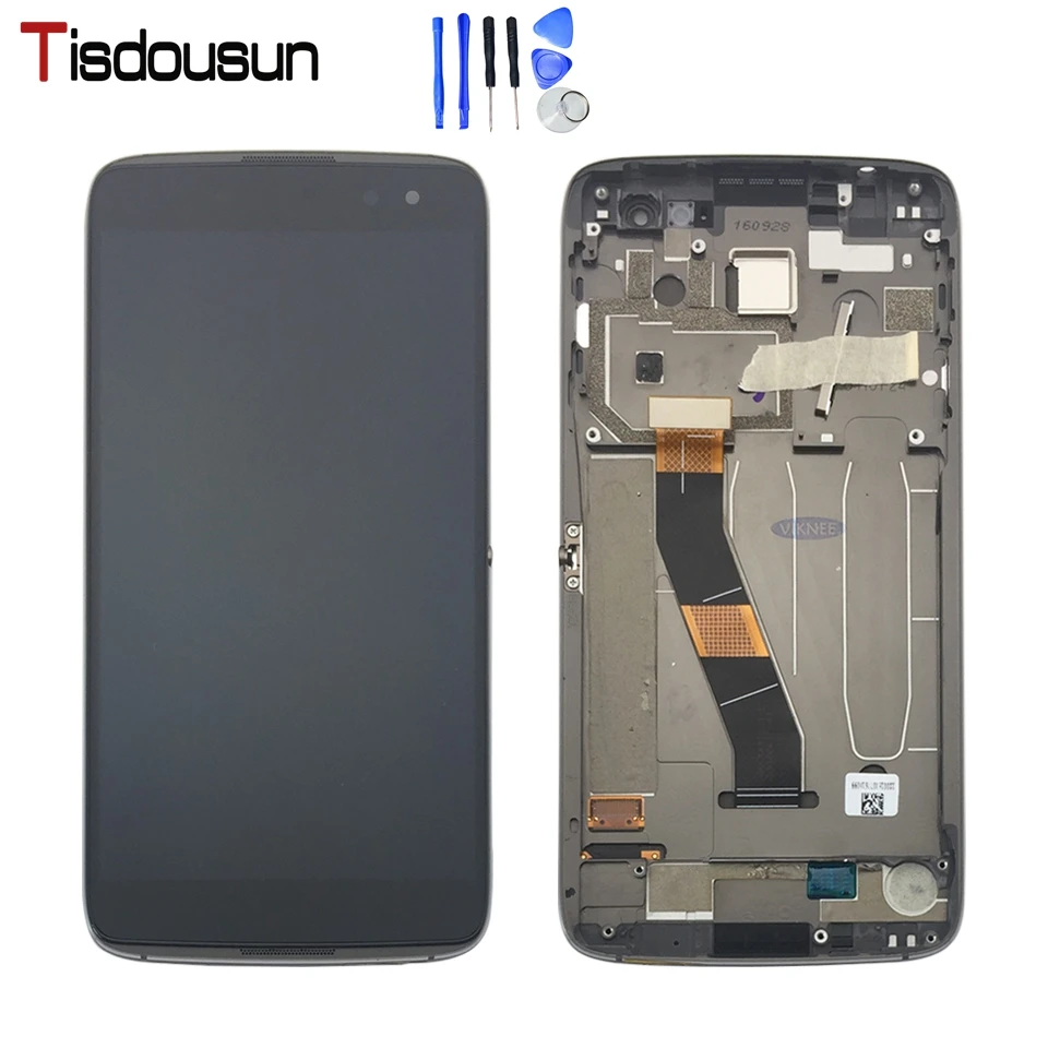 Для Alcatel idol 4S OT6070 6070k 6070Y 6070 сборка ЖК дисплей с рамкой сенсорный экран стекло