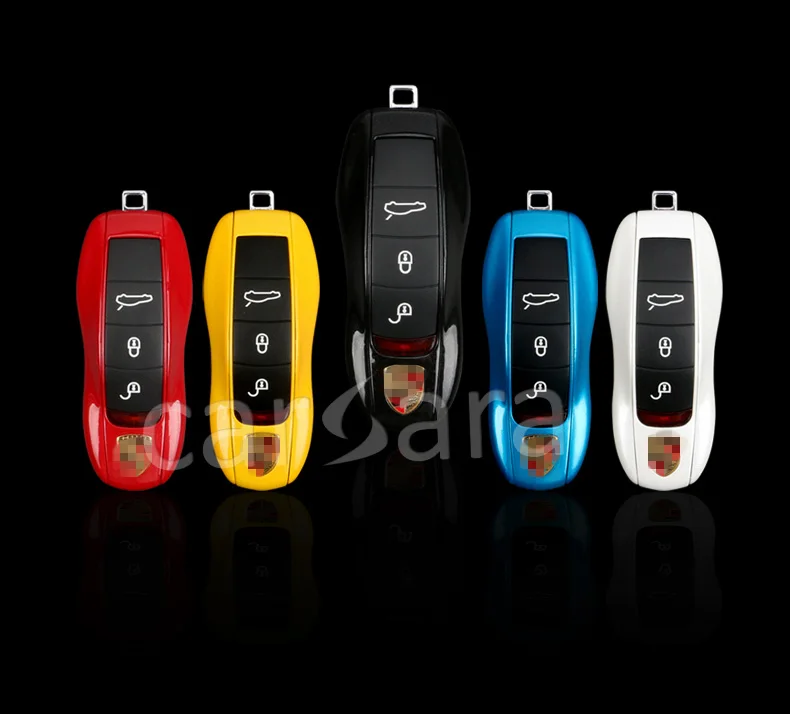 

9 optional color car key case for Porsche cars with original pearl powder tone style For Porsche Cayenne Macan Cayman 911