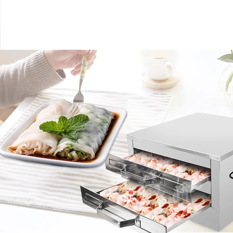

Commercial Steamed Sausage Machine Drawer Type Intestinal Powder Meat Steaming Machine Chinese Intestine Powder Steaming Pan