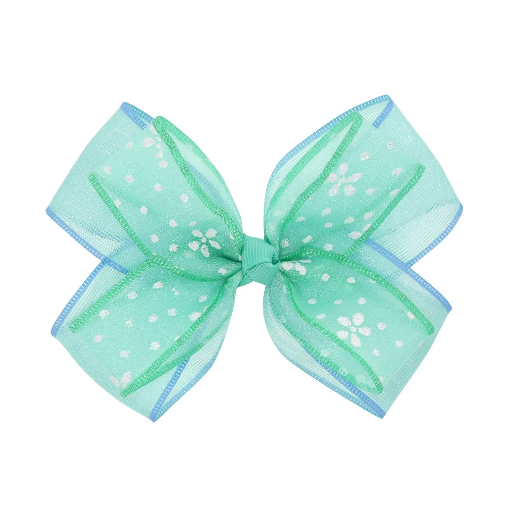 1 Piece MAYA STEPAN Children Fashion Cute Bow Knot Transparency Hair Clips Hairpins Baby Newborn Headwear Barrettes | Детская одежда и