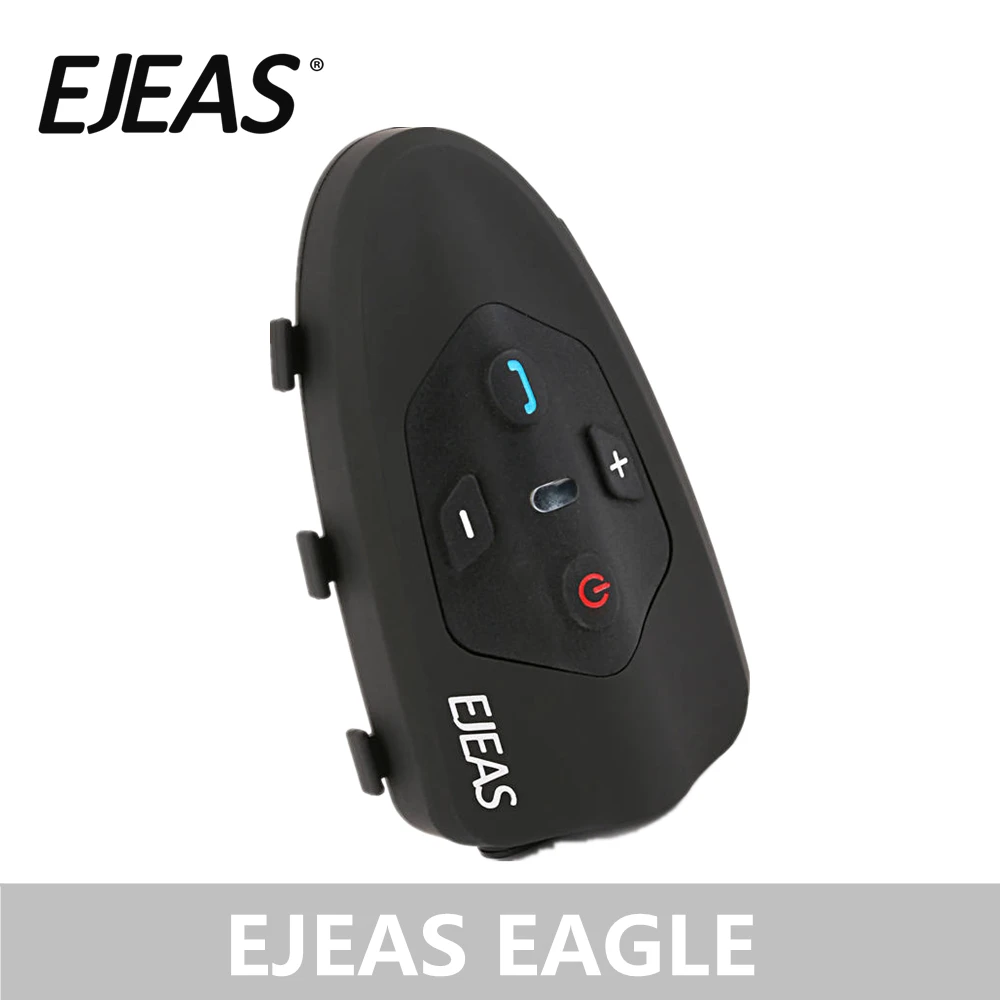 2018 EJEAS Eagle 2 человек Bluetooth Moto rcycle для мотоциклетного шлема 200hrs в режиме ожидания