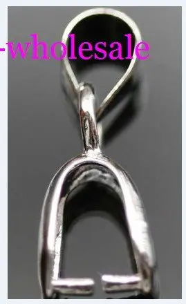 

OMH wholesale 16MM 60pcs/Lot metal (lead free , nickel free) 18KGKP silver color CLASPS HOOKS buckle necklace bail DY30