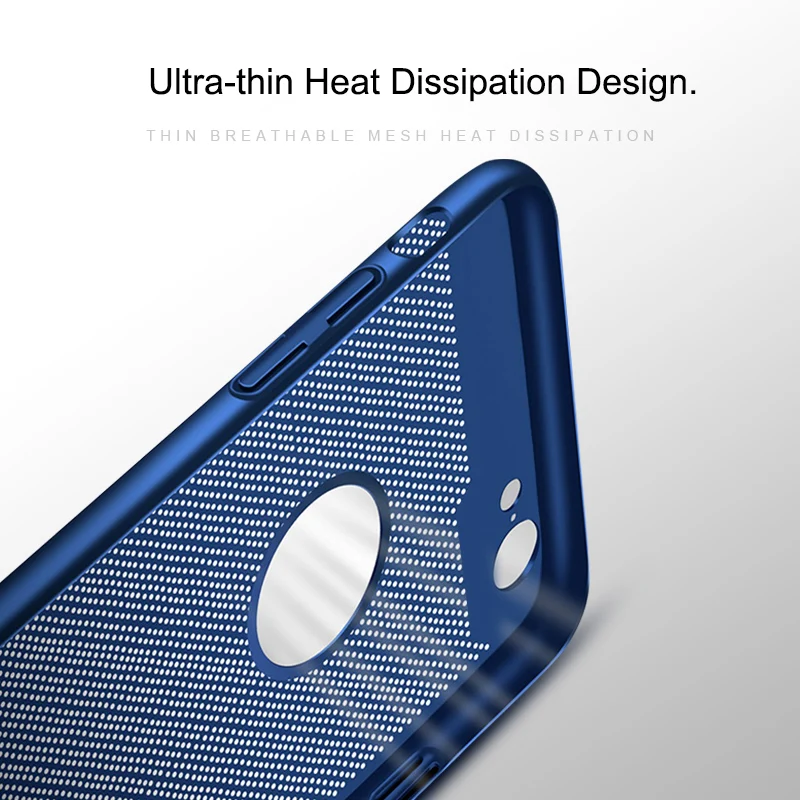 iPngve Heat dissipation Design Anti-knock Case For iPhone 7 Plus 6 6S Phone Bag Hard PC Coque Fundas |