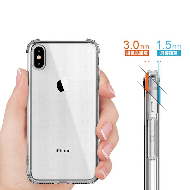 Силиконовый чехол для iphone 5 5S 6 6S Plus 7 8 плюс принципиально hoesje противоударный