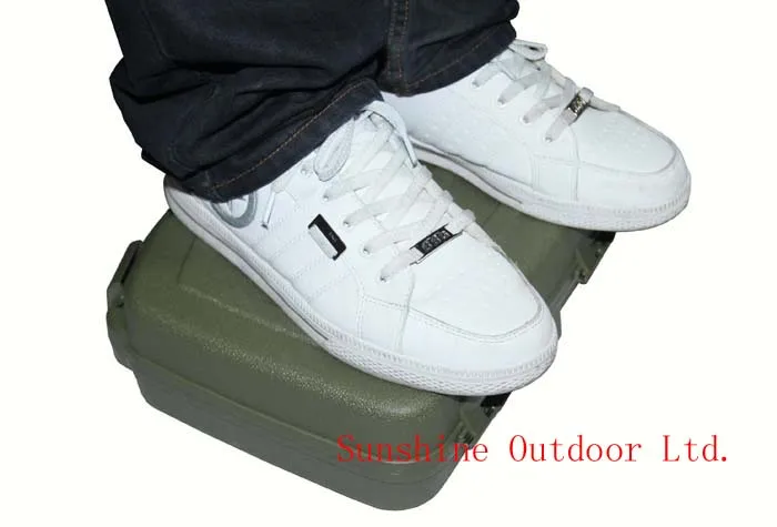 

Strengthen tactical ABS plastic box green plastic case packing box for hunting airsoft-free shipping