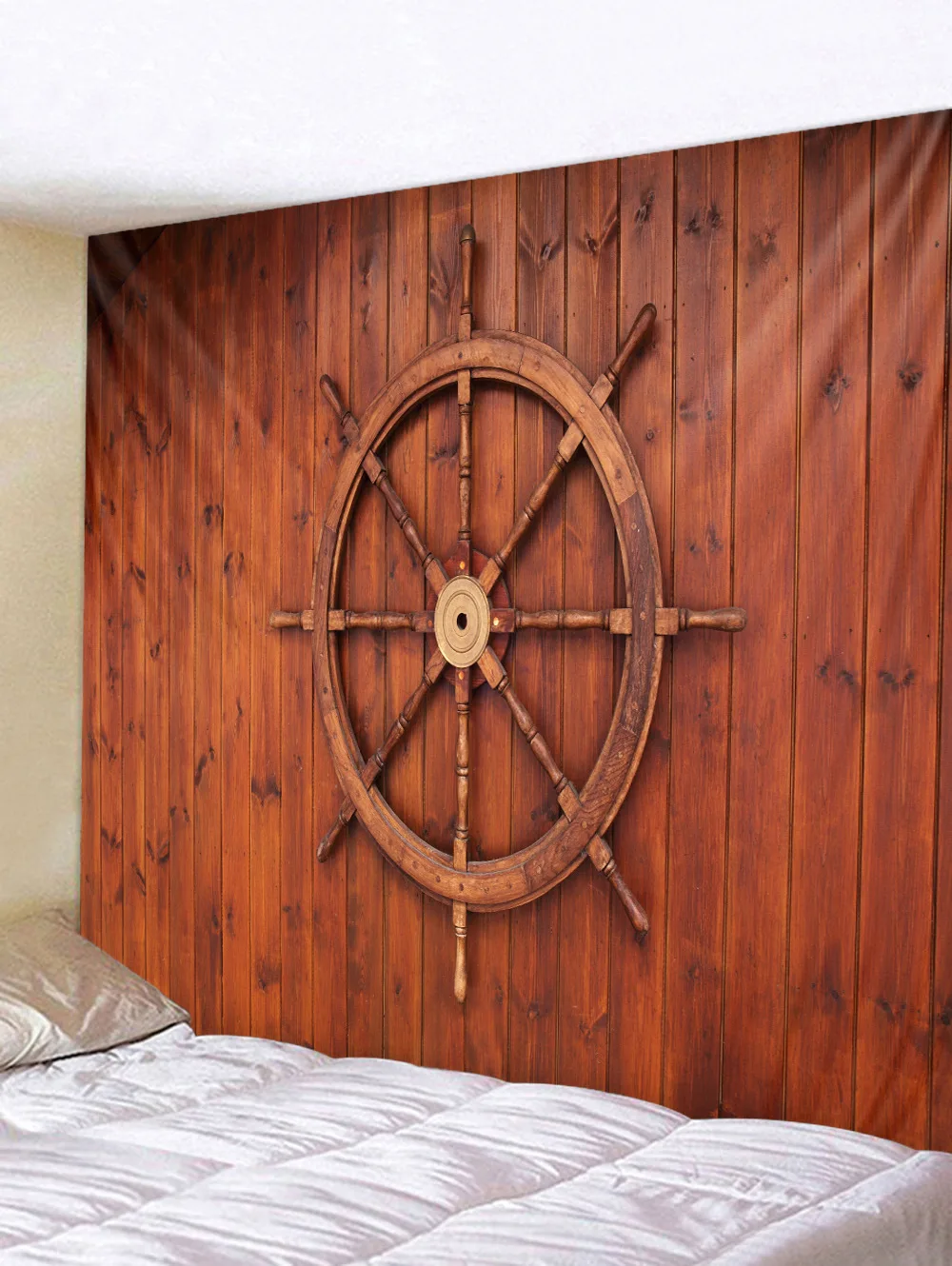 Праздничный гобелен с голубым колесом Морской звездой сеткой индийские