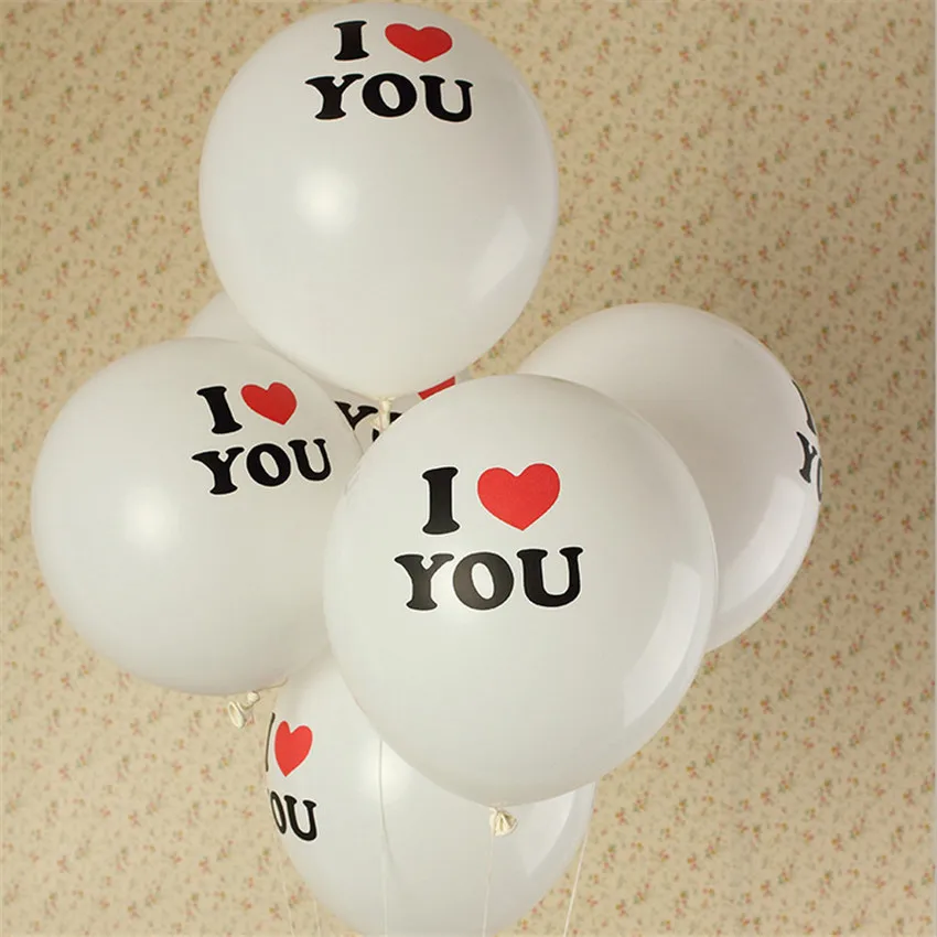50 шт. романтические воздушные шары I LOVE YOU жемчужные латексные для детского