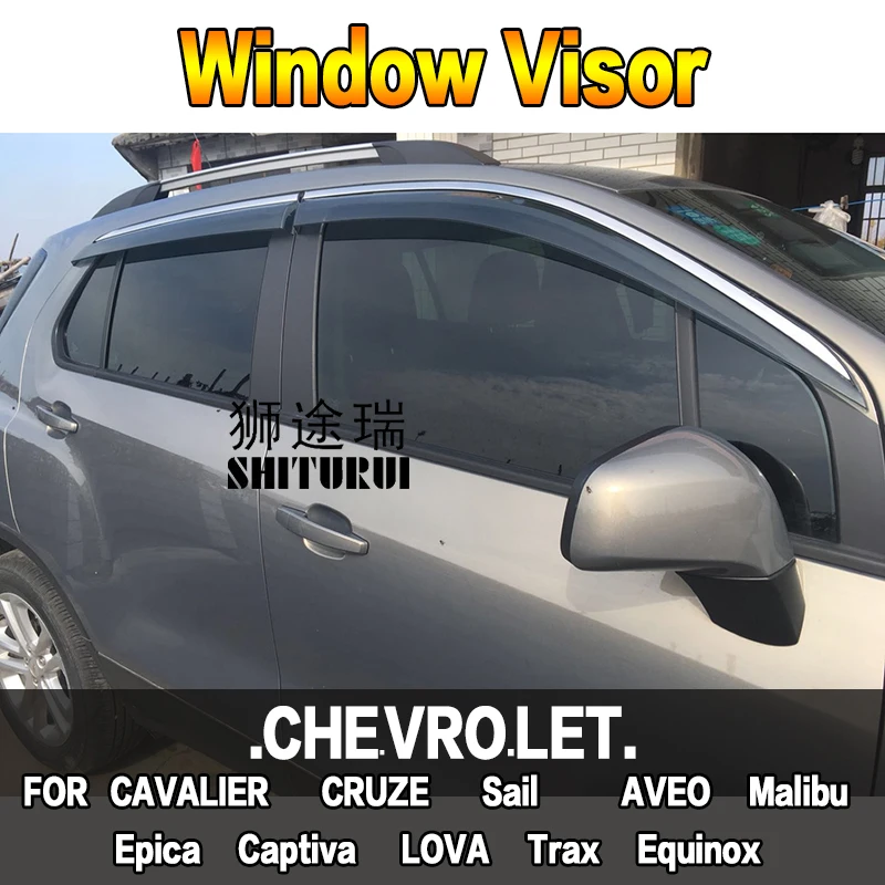 Козырек Оконный Для CHEVROLET дефлектор от солнца и дождя для карандашей CRUZE Sail AVEO Malibu