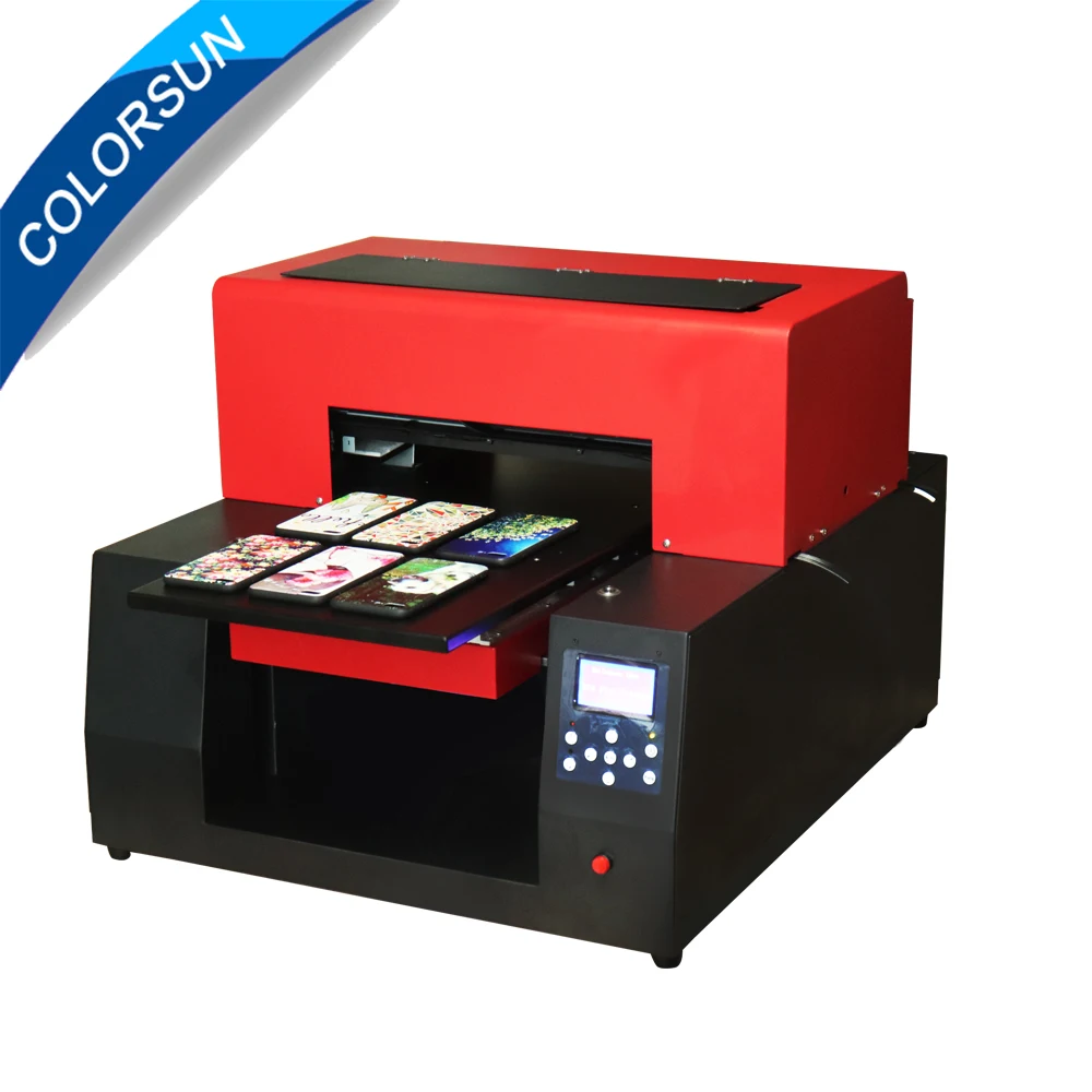 Автоматический УФ принтер Colorsun A3 для бутылок стекла дерева металла ПВХ акрила