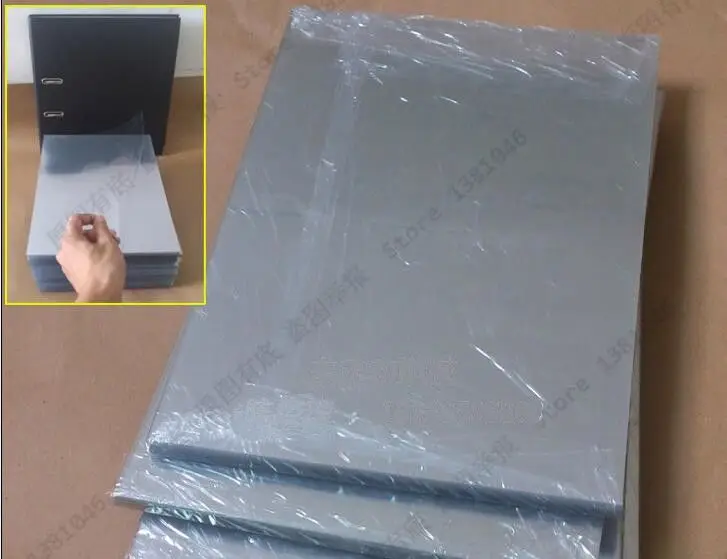 Thick 170micron Plastic Transparency Binding Cover A4 TRANSPARENT PVC Acetate Sheet 10/20/50 - You Choose Quantity | Канцтовары для