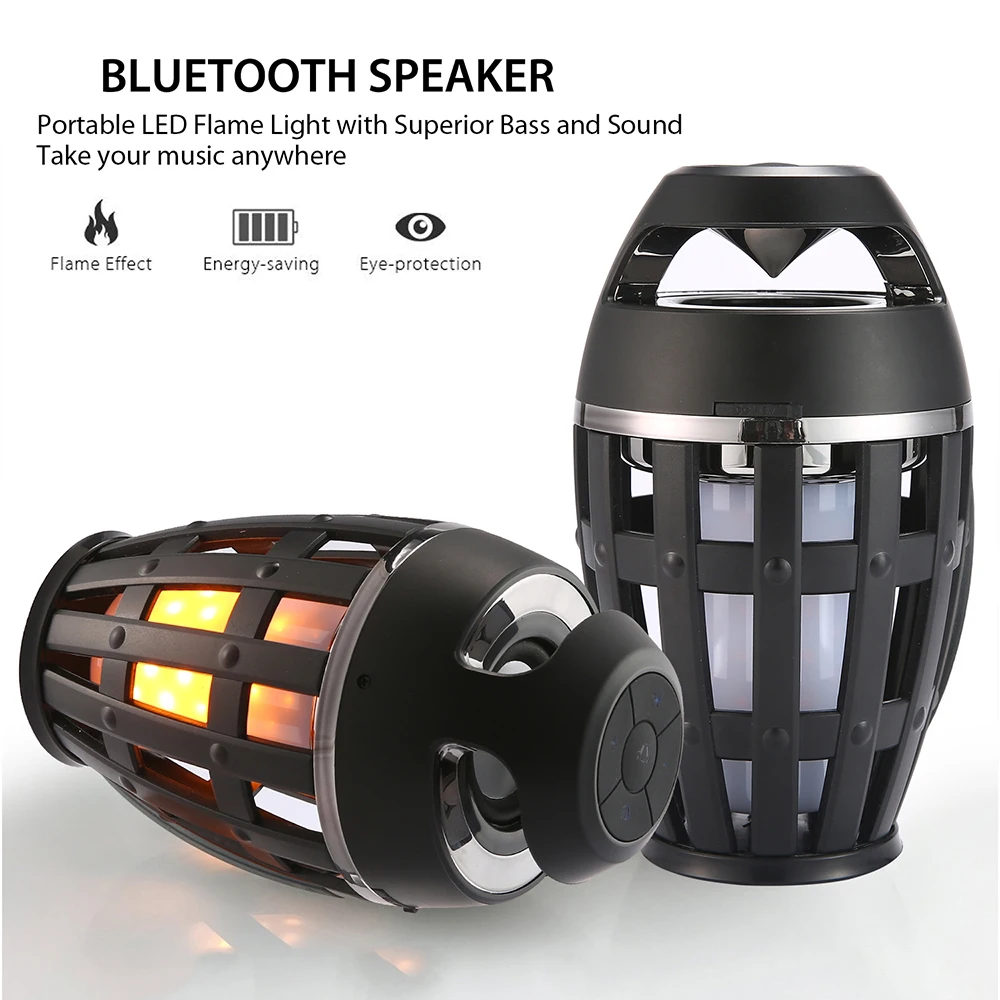 Стереофонический динамик Hi Fi Красочный Светодиодный свет беспроводной Bluetooth