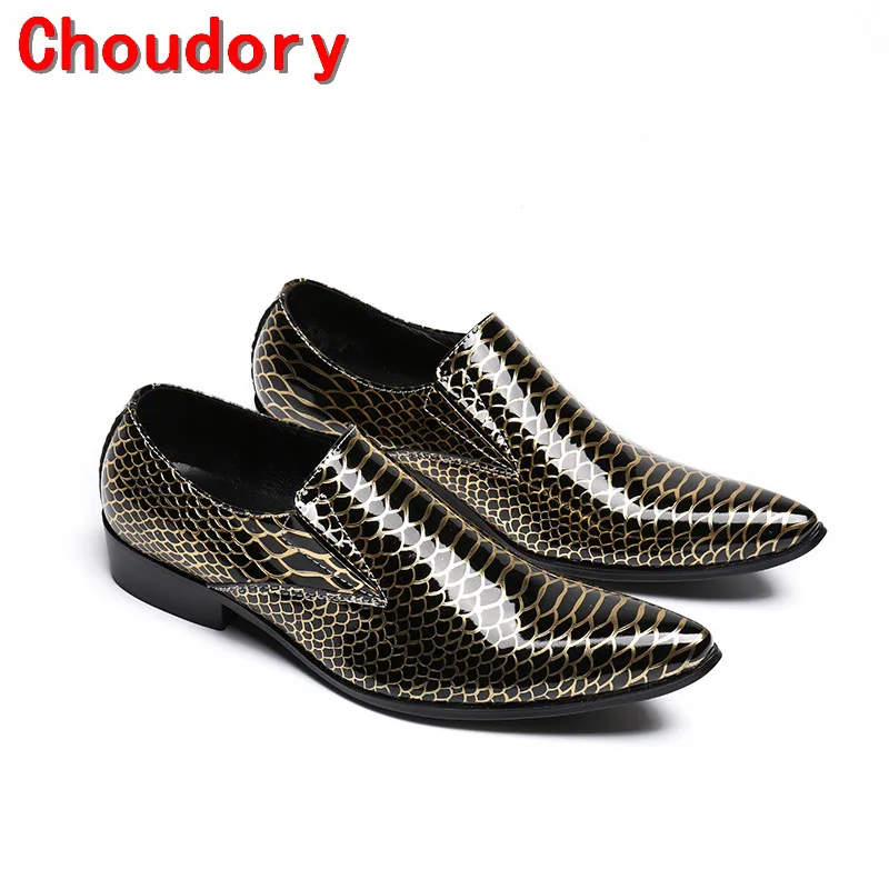 Choudory/Итальянская обувь ручной работы zapatillas hombre Мужские модельные туфли на