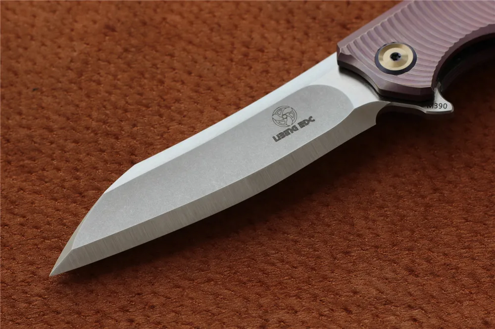 Фото Складной нож LiBing Elf M390 оригинальный с титановой ручкой тактические ножи для Складной нож LiBing Elf M390 оригинальный с титановой ручкой тактические ножи для