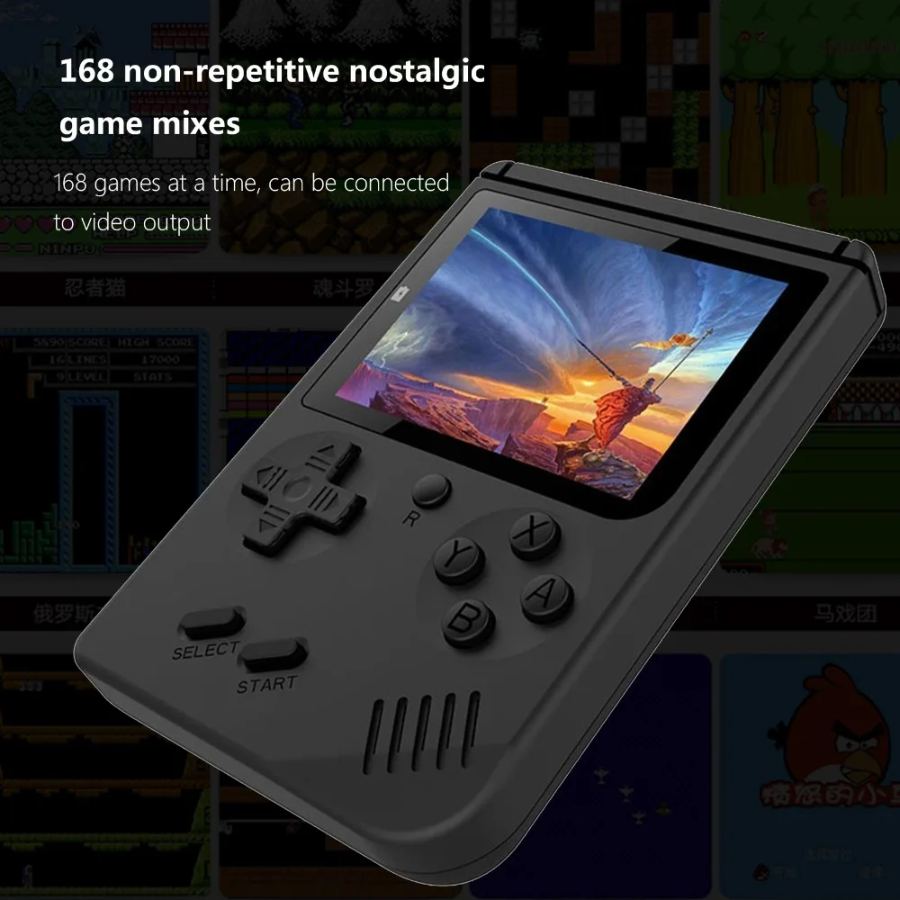 Портативная мини игра GBA в ретро стиле портативная игровая версия 908 для