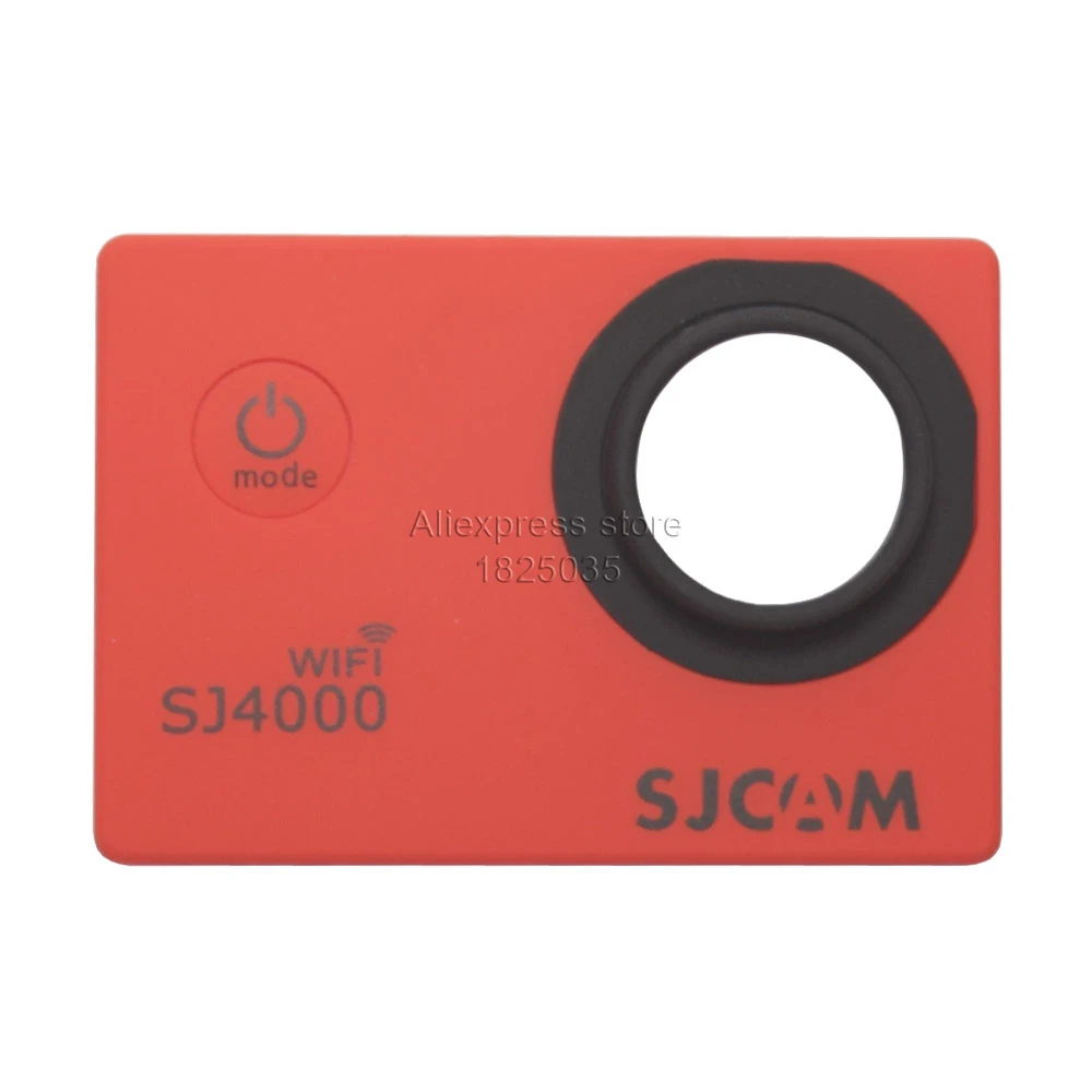 Красный цвет SJCAM SJ4000 Wifi части пластиковый материал Передняя панель чехол для SJ 4000 Wifi новая версия Спортивная экшн видеокамера - Цвет: Красный цвет