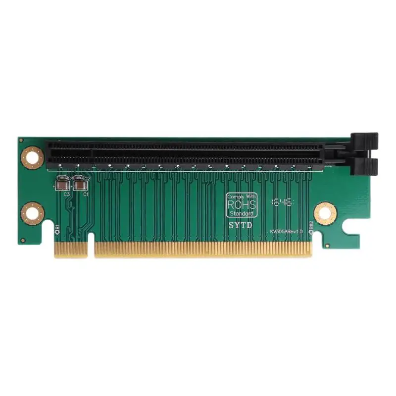PCI-E Express 16X90 градусов адаптер Riser Card для 2U компьютерного корпуса
