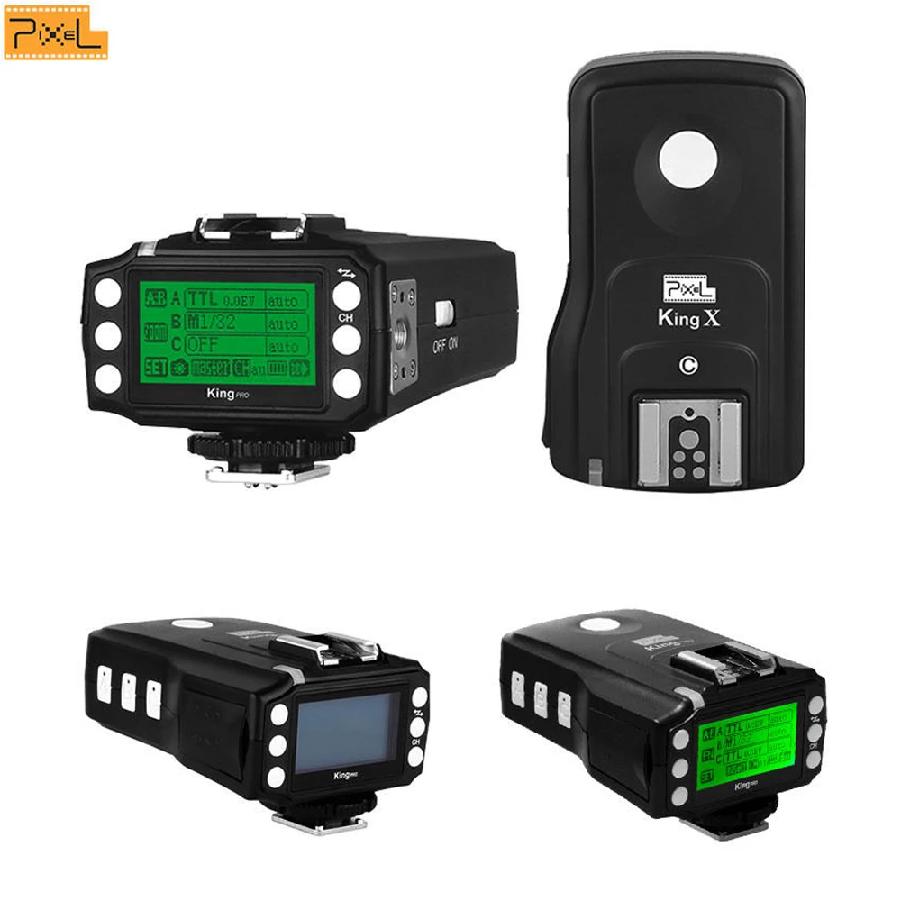 Pixel King Pro для Canon Беспроводная TTL вспышка триггера Высокоскоростная синхронизация