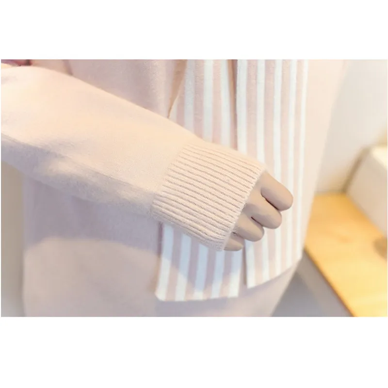 Теплые платья-свитера для беременных 2 цвета женские свитера с длинным рукавом