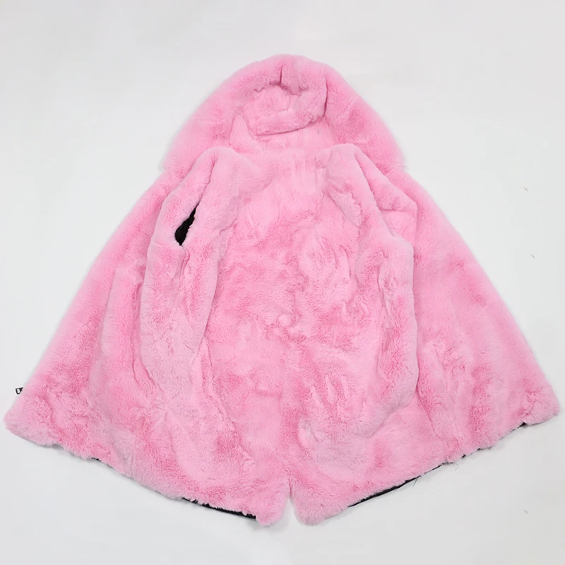 faux fur lining 8 Только внутренняя подкладка из искусственного меха не содержит мехового воротника и внешней оболочки, Женская длинная парка - Цвет: faux fur lining 8