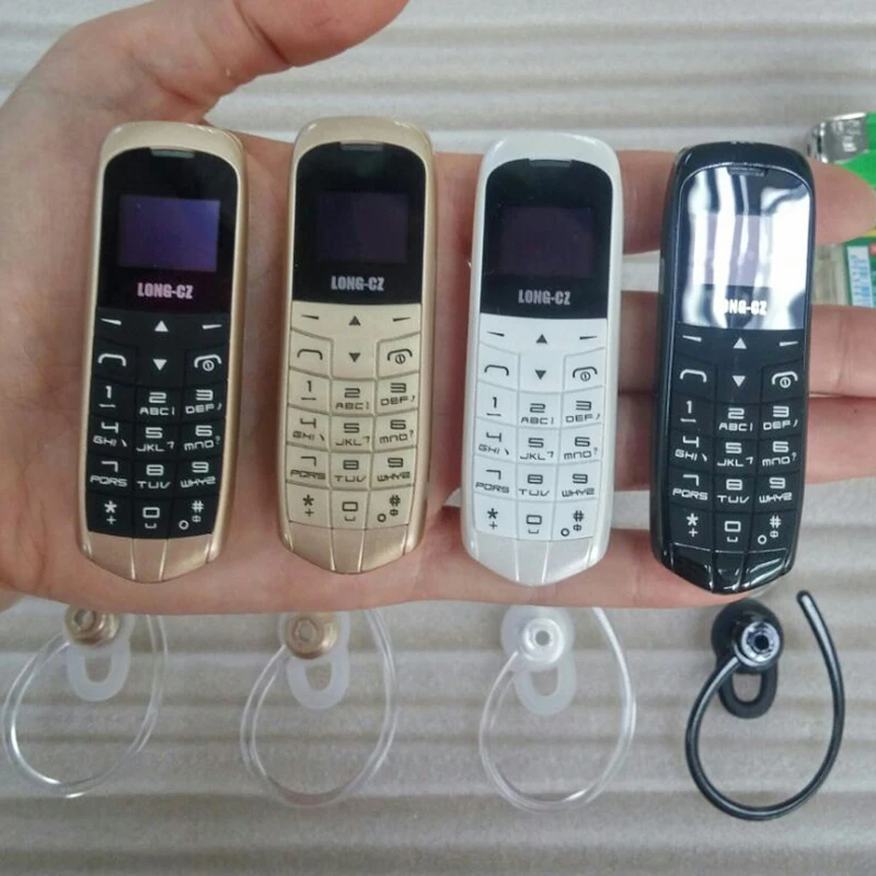 J8 Magic voice bluetooth dialer сотовый телефон FM мини Сотовый 3 0 наушники самый маленький