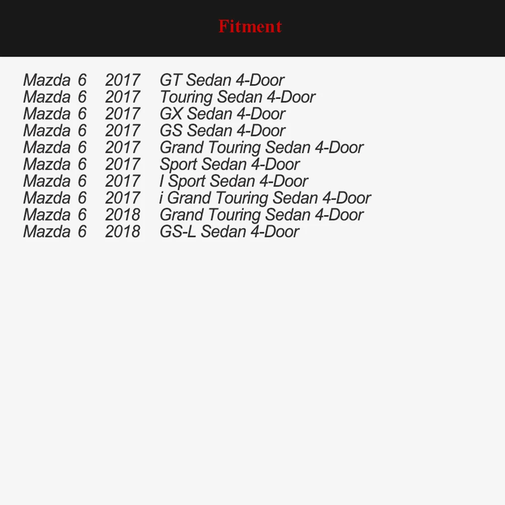 Передний бампер для Mazda 6 GT GX GS GS-L Touring Sedan 4 Door 2017 2018 углеродное волокно | Автомобили