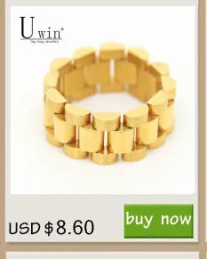 UWIN 1 ряд CZ Кольцо Полный Bling Iced Out обручальное Циркон полые Роскошные обручение модные украшения подарок