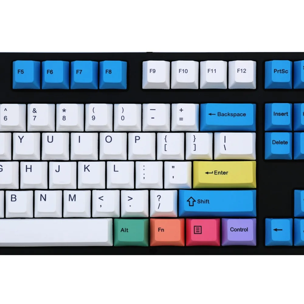 ПБТ краситель Sub Keycaps мелок ANSI Cherry MX набор ключей для 60%/TKL 87/104/108 механическая