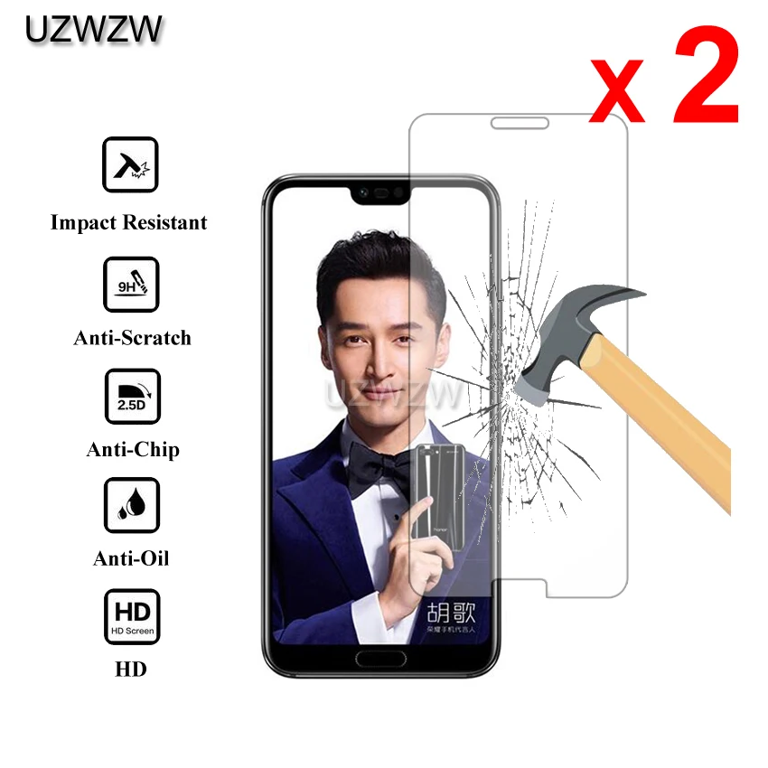 2 шт для huawei Honor 10 Premium 2.5D 0,26 мм Закаленное стекло-экран протектор для huawei Honor 10 Honor10 защитное стекло