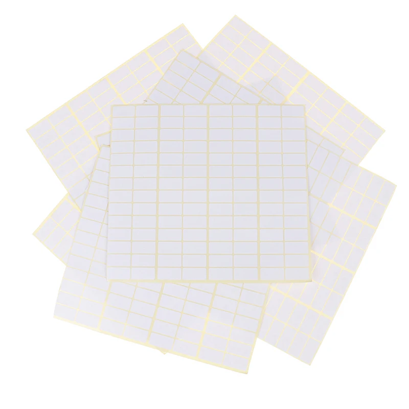 

15sheets Blank White Sticker Labels 10x20mm Small Paper Adhesive Label Stickers Writable Note Sticker Tag Crafts