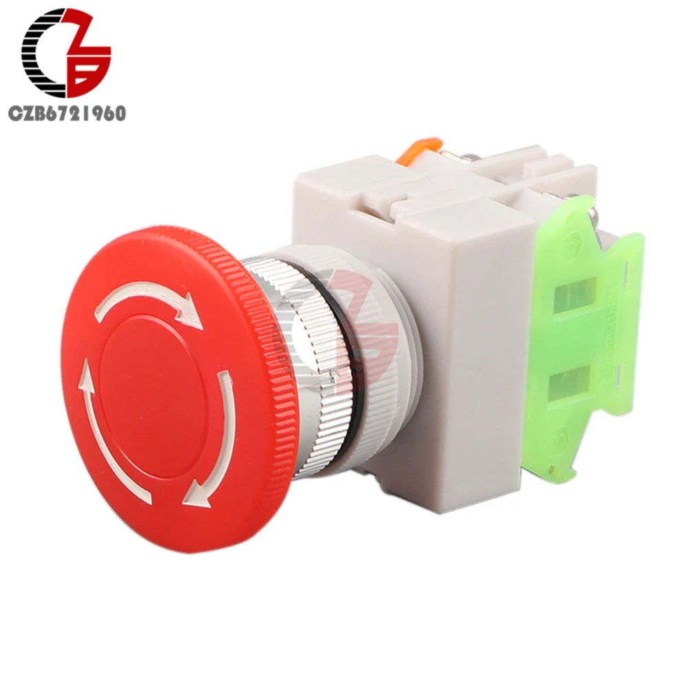 Кнопка аварийной остановки 1NO 1NC DPST AC 660 В и 10 А|switch switch|emergency push button switchemergency stop switch |