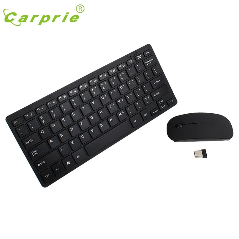 CARPRIE Ultimate Беспроводная мини-клавиатура и мышь 2 4 ГГц комплект для ноутбука iMac Macbo