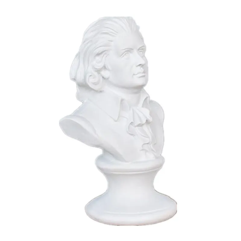 

Mozart Beethoven Statues & Sculptures Resin Crafts Western Classical Europe Style Ornaments Home Decoration Accessories R466
