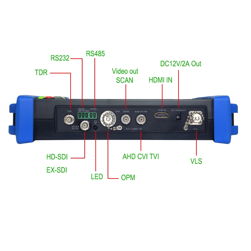 H.265 4 К IP 5MP 8MP CVI TVI AHD 1080 P HD SDI CVBS Камеры ВИДЕОНАБЛЮДЕНИЯ тестер с TDR Cable tracer
