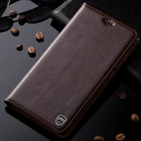 genuine leather case for meizu v8 pro x8 magnet stand flip card pocket phone case cover