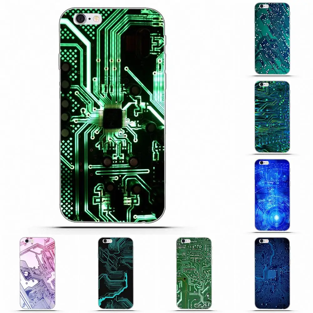 Wexoeq ТПУ чехлы для Huawei G8 Honor 5C 5X 6 6X 7 8 9 Y5II Mate P7 P8 P9 P10 P20 Lite Plus 2017 схема материнской