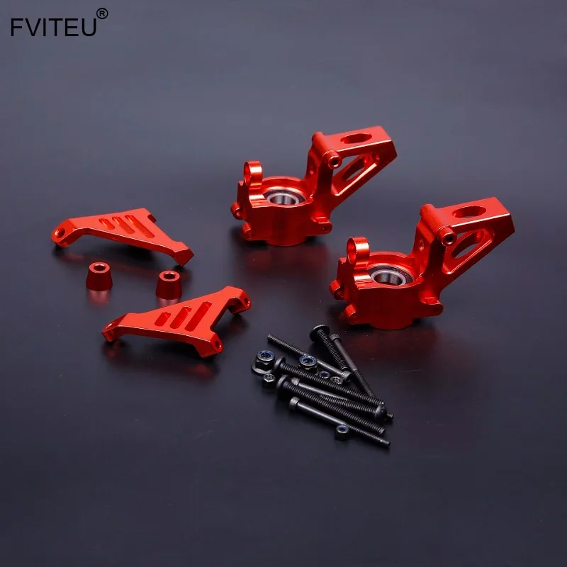 FVITEU CNC сплав переднего колеса Ступицы несущей Набор для 1/5 HPI Baja 5b ss 5t 5sc Rovan King Motor|king