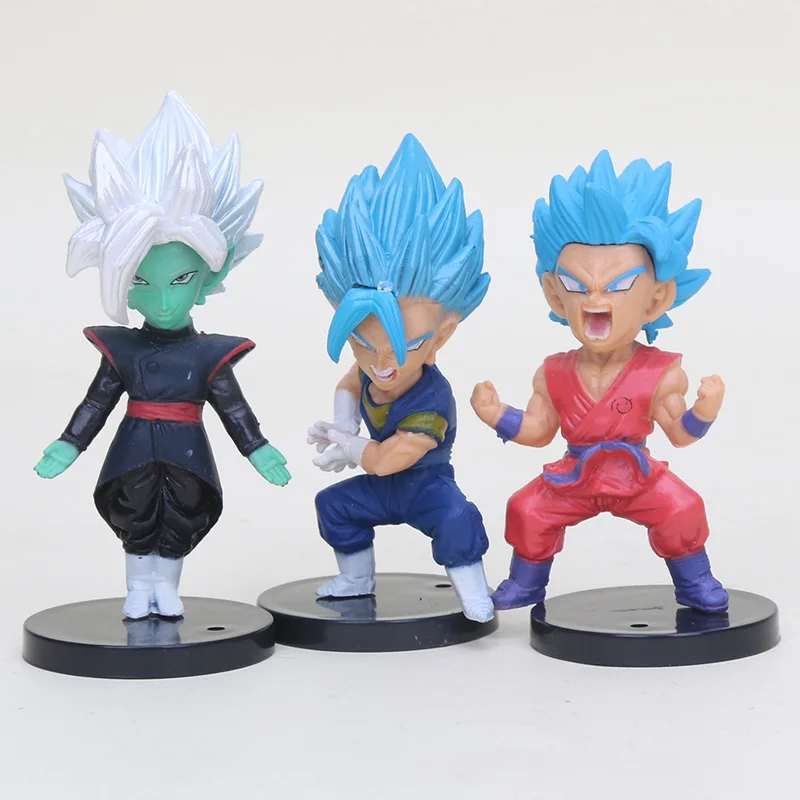 16 шт. 18 экшн фигурки Dragon Ball Super Saiyan Rose Black Son Goku Gohan Jiren Вегета плавки коллекционные