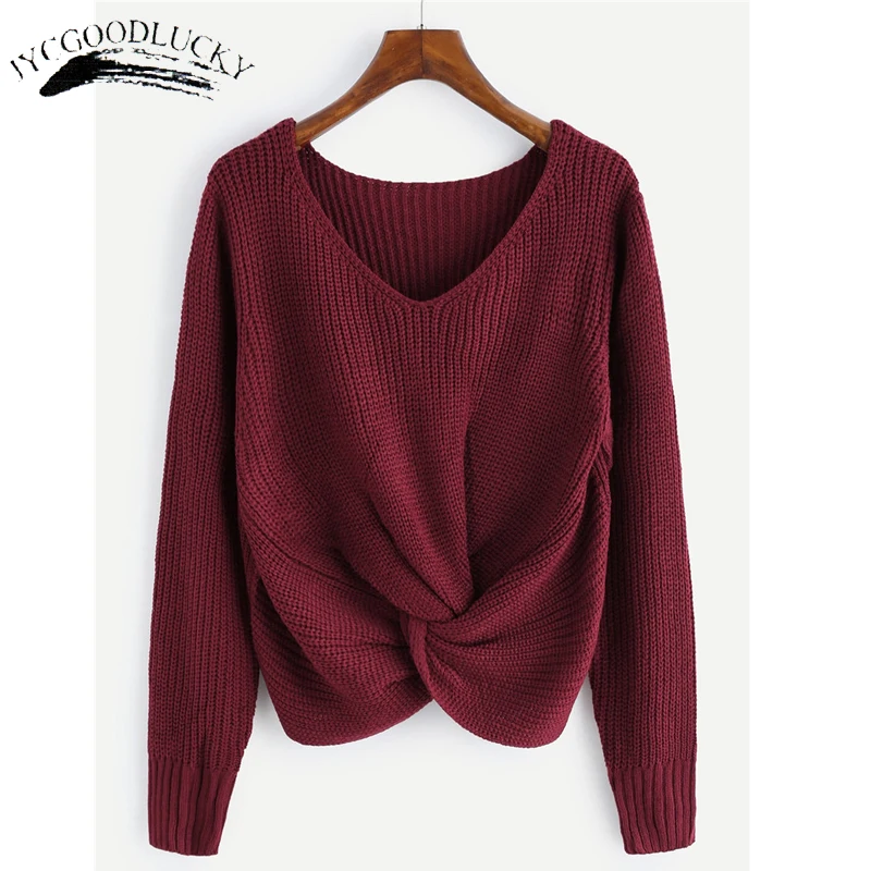 Cross Stylish Sweater For Women V-Neck Long Sleeve Knitting Christmas Pullovers Female Casual All Matches Sweaters | Женская одежда