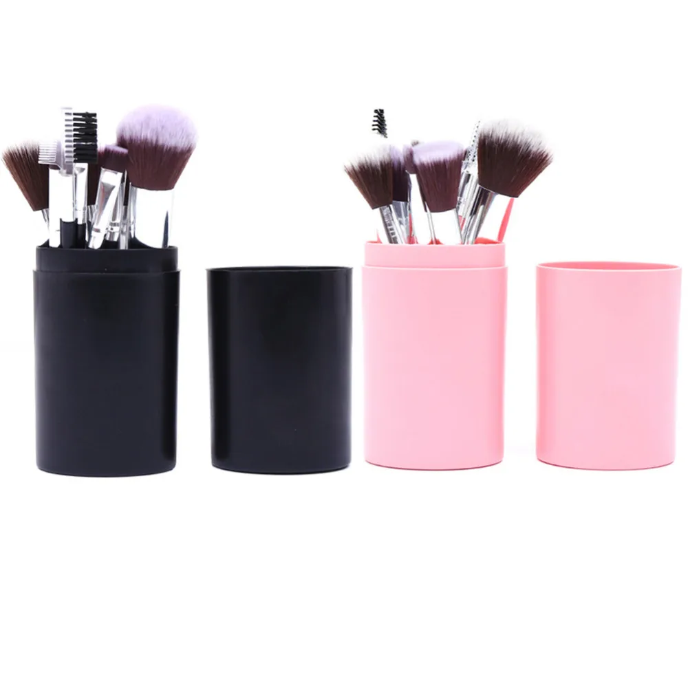 

12pcs Make Up Brushes Set Pinceis Maquiagem Contour Eye Shadow Foundation Eyebrow Lip Face Cosmetics Brushes With Leather Cup