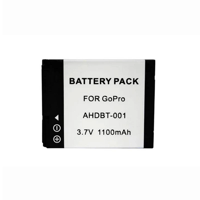 Аккумулятор GOLDFOX для экшн камеры GoPro Hero 2 1 шт. 1100 мА/ч Hero1 Hero2 аккумулятор аксессуары