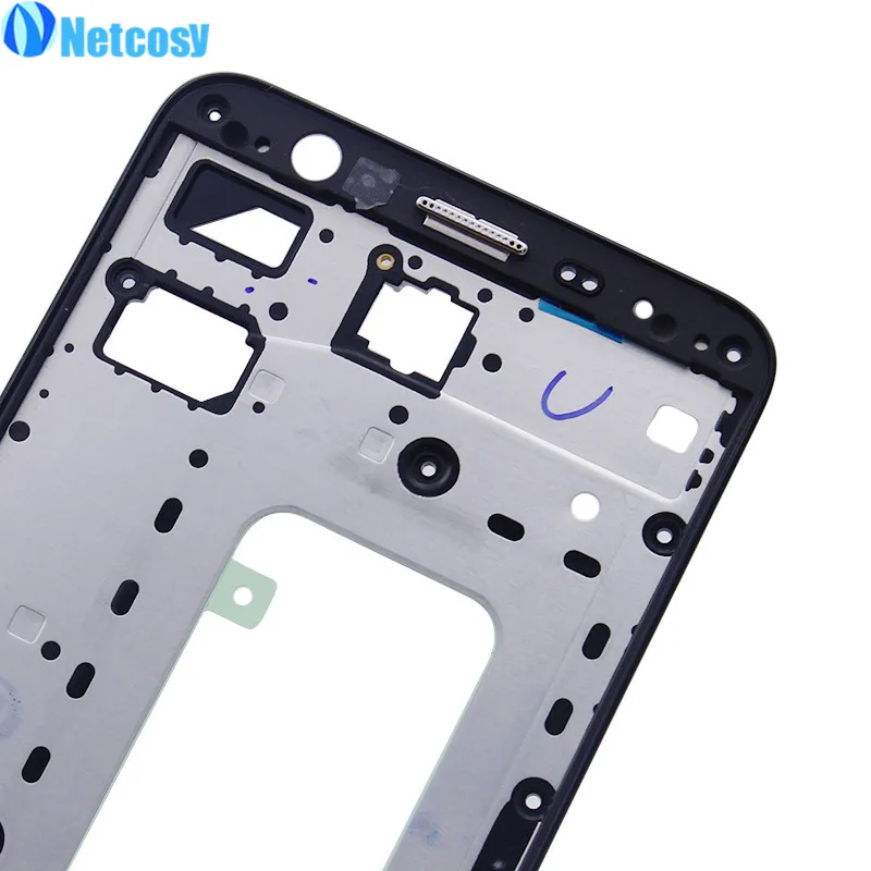 Netcosy ЖК-корпус средняя рамка Лицевая панель рамка сменная часть для samsung Galaxy J7 Prime On7() G610 и отвертка