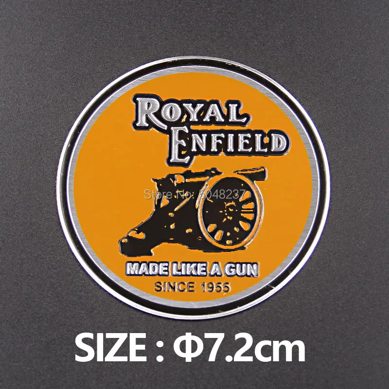 ROYAL 4 Модная наклейка, наклейка в стиле ретро, королевская эмблема Enfield, эмблема мотоцикла, значок, алюминиевые стандартные декоративные наклейки - Цвет: ROYAL 4