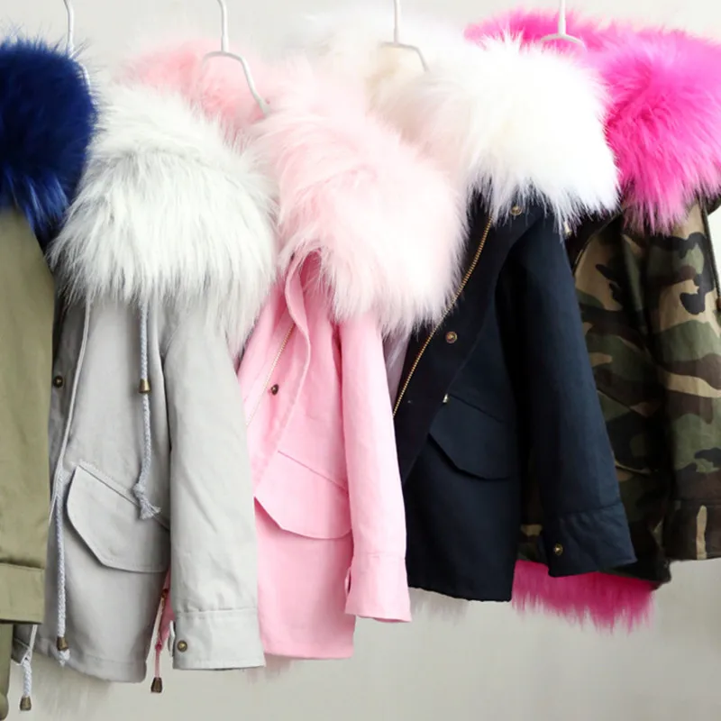 Куртка для девочек и мальчиков зимние утепленные куртки с капюшоном со съемной