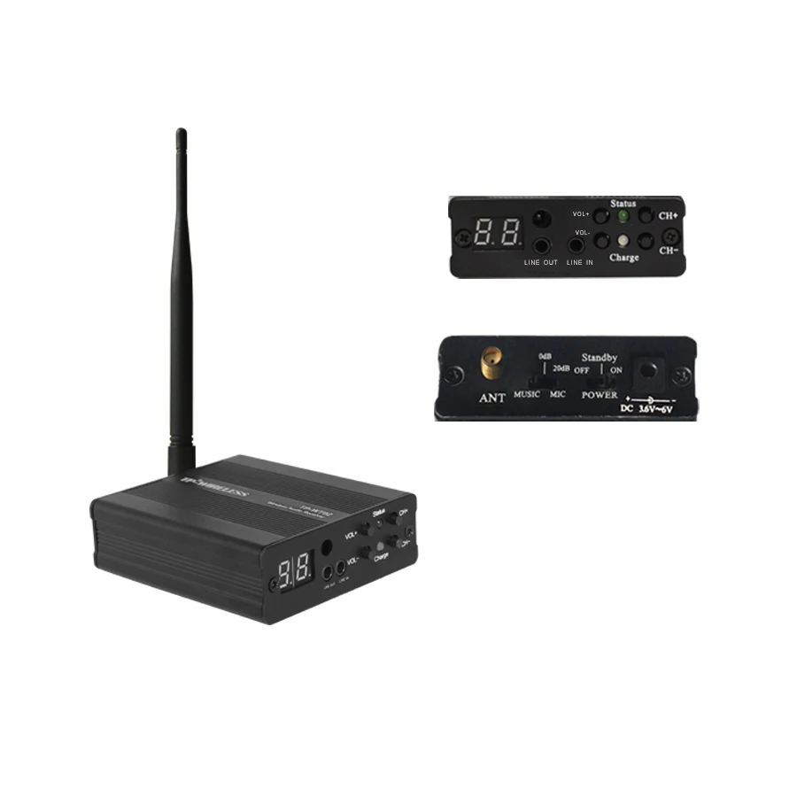 Беспроводная система ушного монитора TP 2 4 ГГц профессиональная цифровая