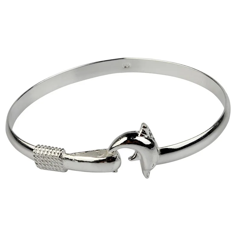 Elegant Fashion Dolphin Bracelet Bangle Silver Plated For Women/Girl Jewelry New | Украшения и аксессуары
